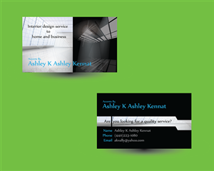 Business Card Design by CreativeMask for Accents By Ashley  | Design: #2898179