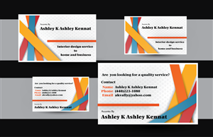 Business Card Design by CreativeMask for Accents By Ashley  | Design: #2898374