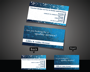 Business Card Design by CreativeMask for Accents By Ashley  | Design: #2901083