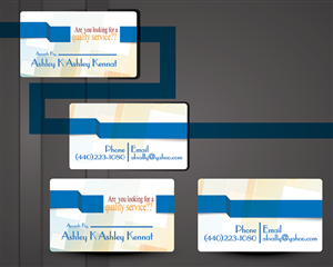 Business Card Design by CreativeMask for Accents By Ashley  | Design: #2903015