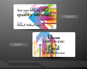 Business Card Design by CreativeMask for Accents By Ashley  | Design: #2904369