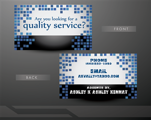 Business Card Design by CreativeMask for Accents By Ashley  | Design: #2906301