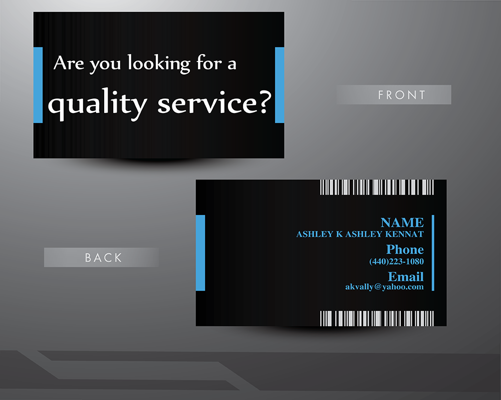 Business Card Design by CreativeMask for Accents By Ashley  | Design #2906406
