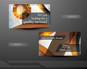 Business Card Design by CreativeMask for Accents By Ashley  | Design #2906785