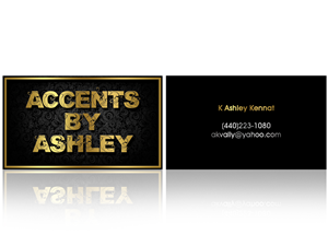Business Card Design by Hardcore Design for Accents By Ashley  | Design: #2899619