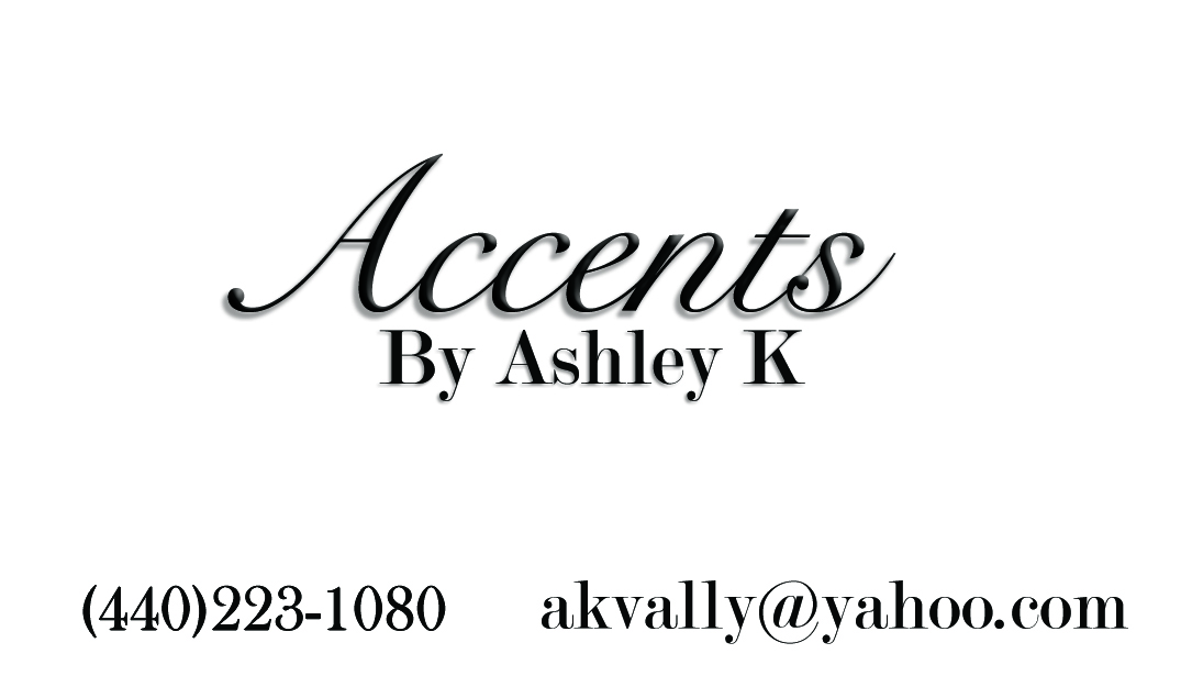 Business Card Design by Mandya91 for Accents By Ashley  | Design #2900846