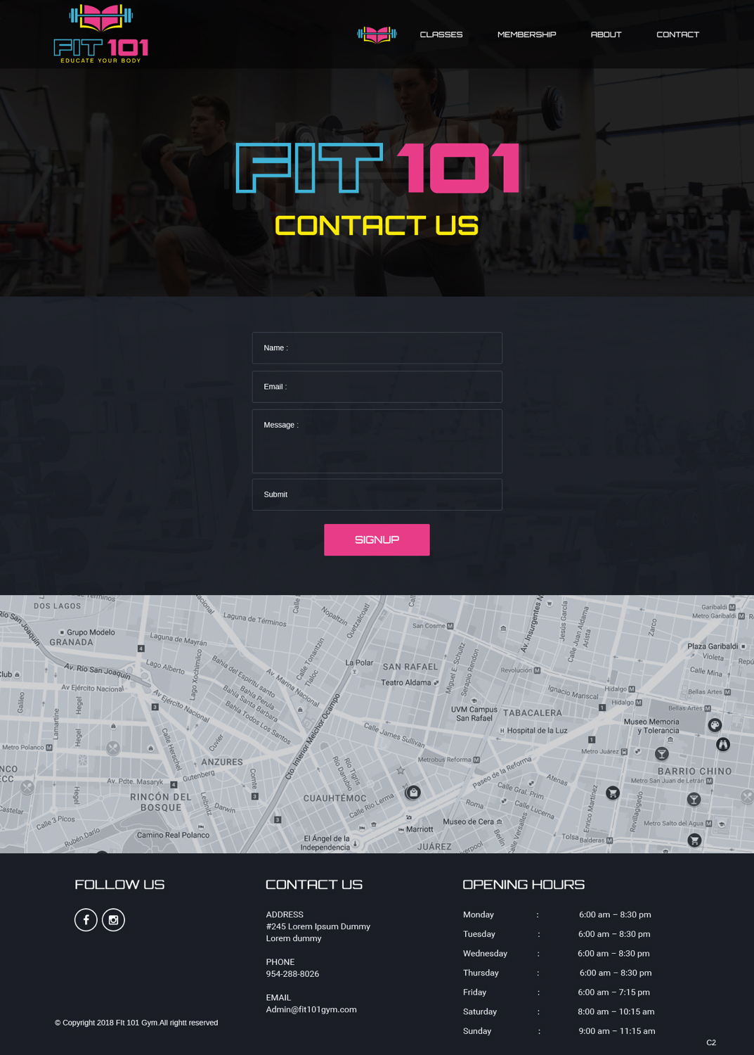 Web-Design von pb für FIT 101 LLC | Design #19597375