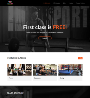 Web Design par ArunKoshti pour FIT 101 LLC | Design : #19566046