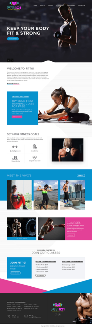 Web Design par subhalaxmi  khamari pour FIT 101 LLC | Design : #19572497