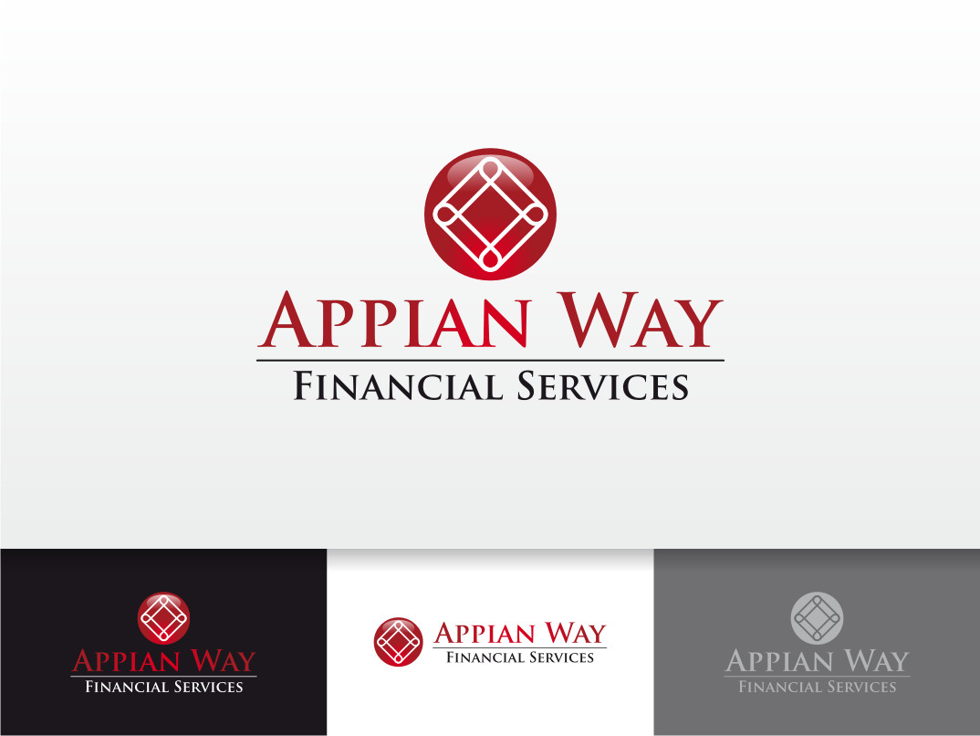 Logo Design by Atvento Graphics for Appian Way Financial Services | Design #792832