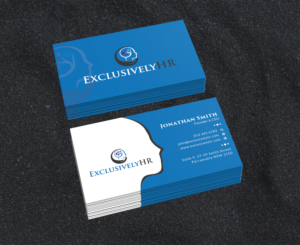 ExclusivelyHR Business Card | Design de Carte de Visite par Bold Pixels