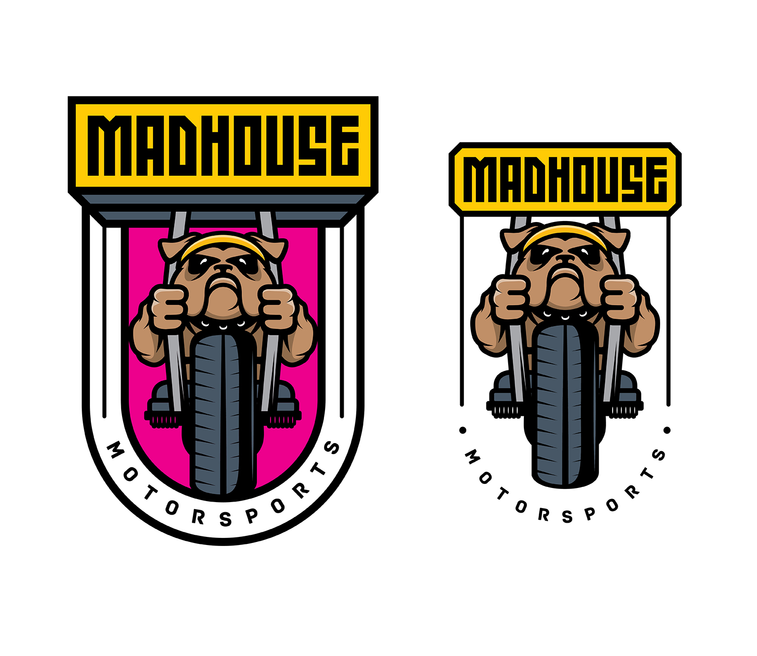 Logo Design by RoundYellow for Madhouse Motorsports | Design #19561649