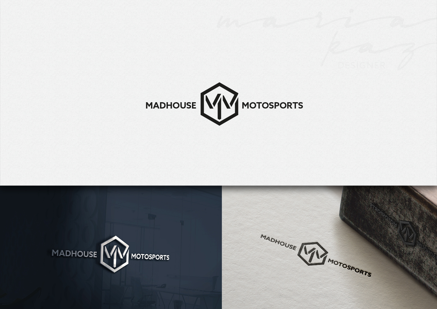 Logo Design by maria-kaz for Madhouse Motorsports | Design #19616116