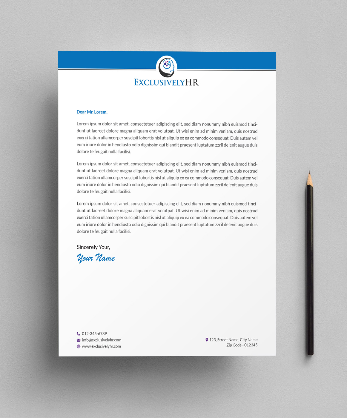 Briefkopf-Design von Infinitive Technology für dieses Projekt | Design #19566466