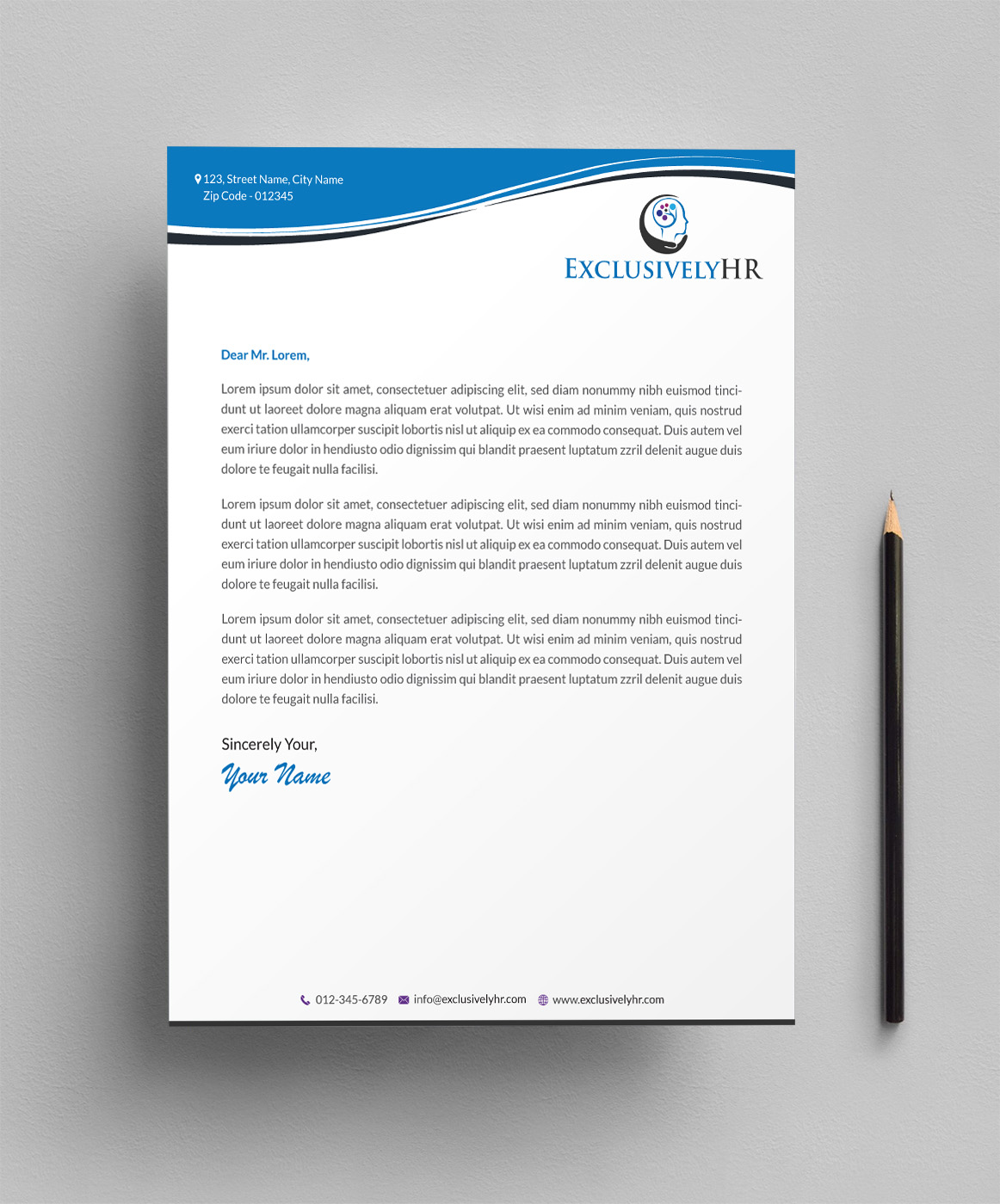 Briefkopf-Design von Infinitive Technology für dieses Projekt | Design #19566493