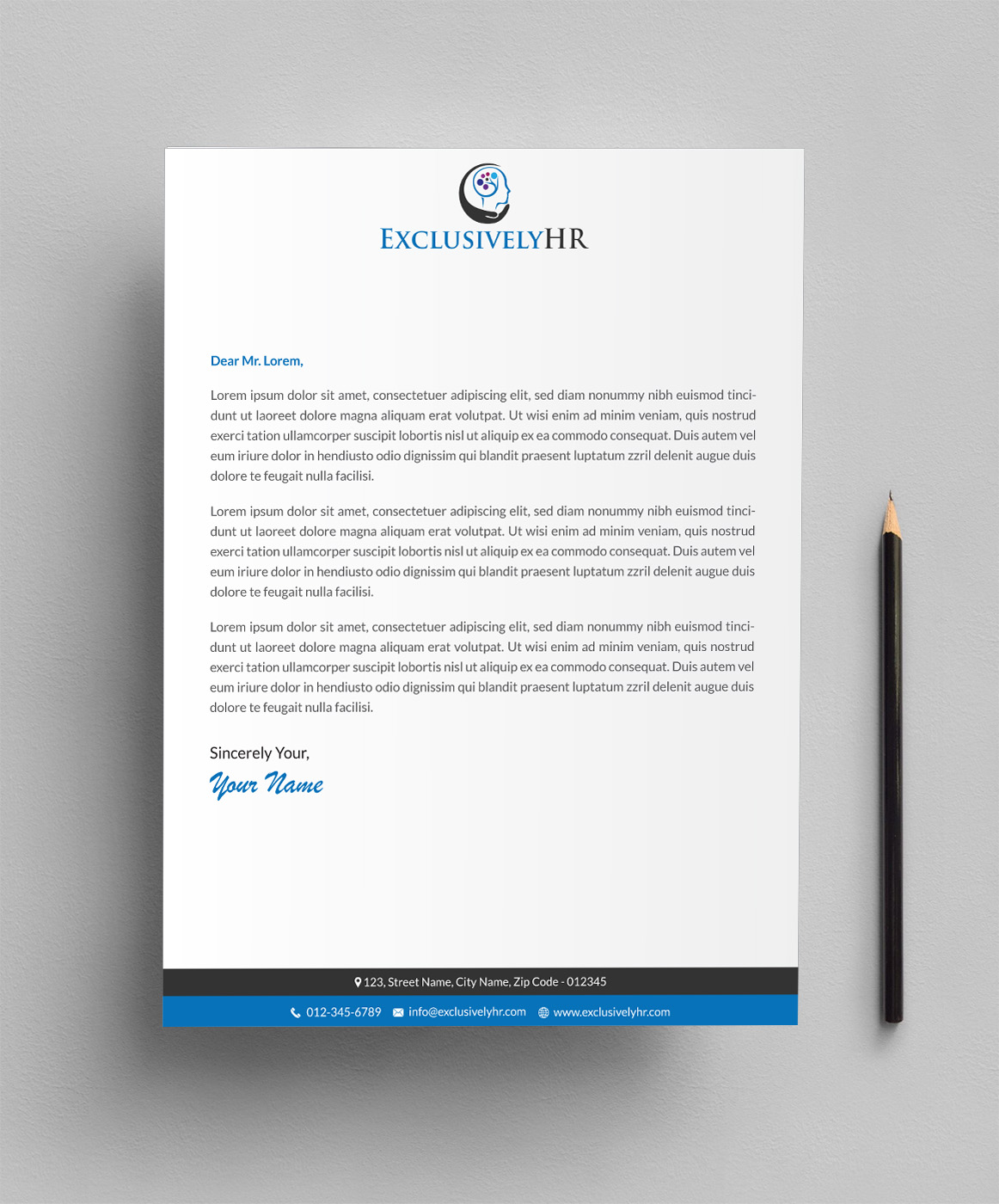 Briefkopf-Design von Infinitive Technology für dieses Projekt | Design #19566516