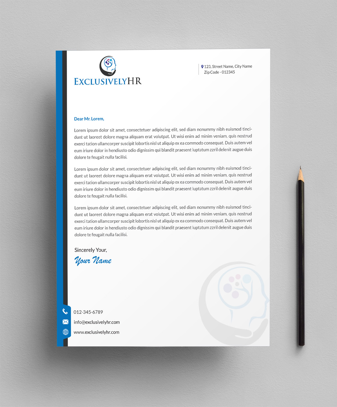 Letterhead Design by Infinitive Technology for this project | Design: #19566531