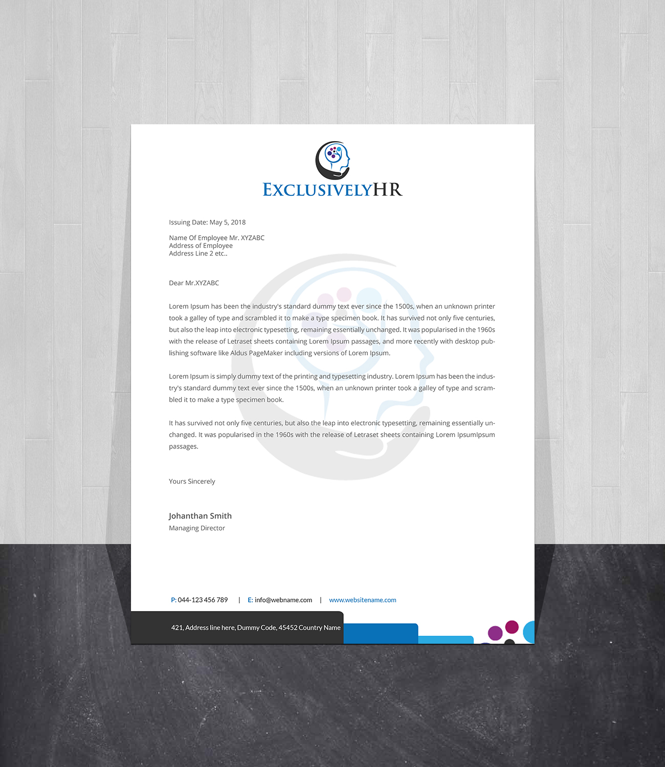 Diseño de Membrete por Creations Box 2015 para este proyecto | Diseño #19578691