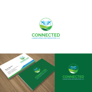 Logo Design by Deziners Zone for Connected Landscaping and Irrigation | Design: #19577953