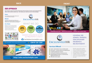 ExclusivelyHR Brochure | Diseño de Brochure por meet007