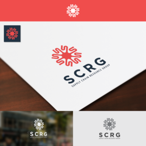 Supply Chain Resource Group / and / or SCRG | Logo Design by Paperfox Designs