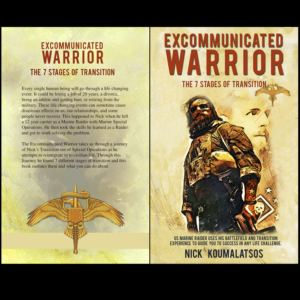 ExCommunicated Warrior and The 7 Stages of Transition | eBook Cover Design by Wally_F