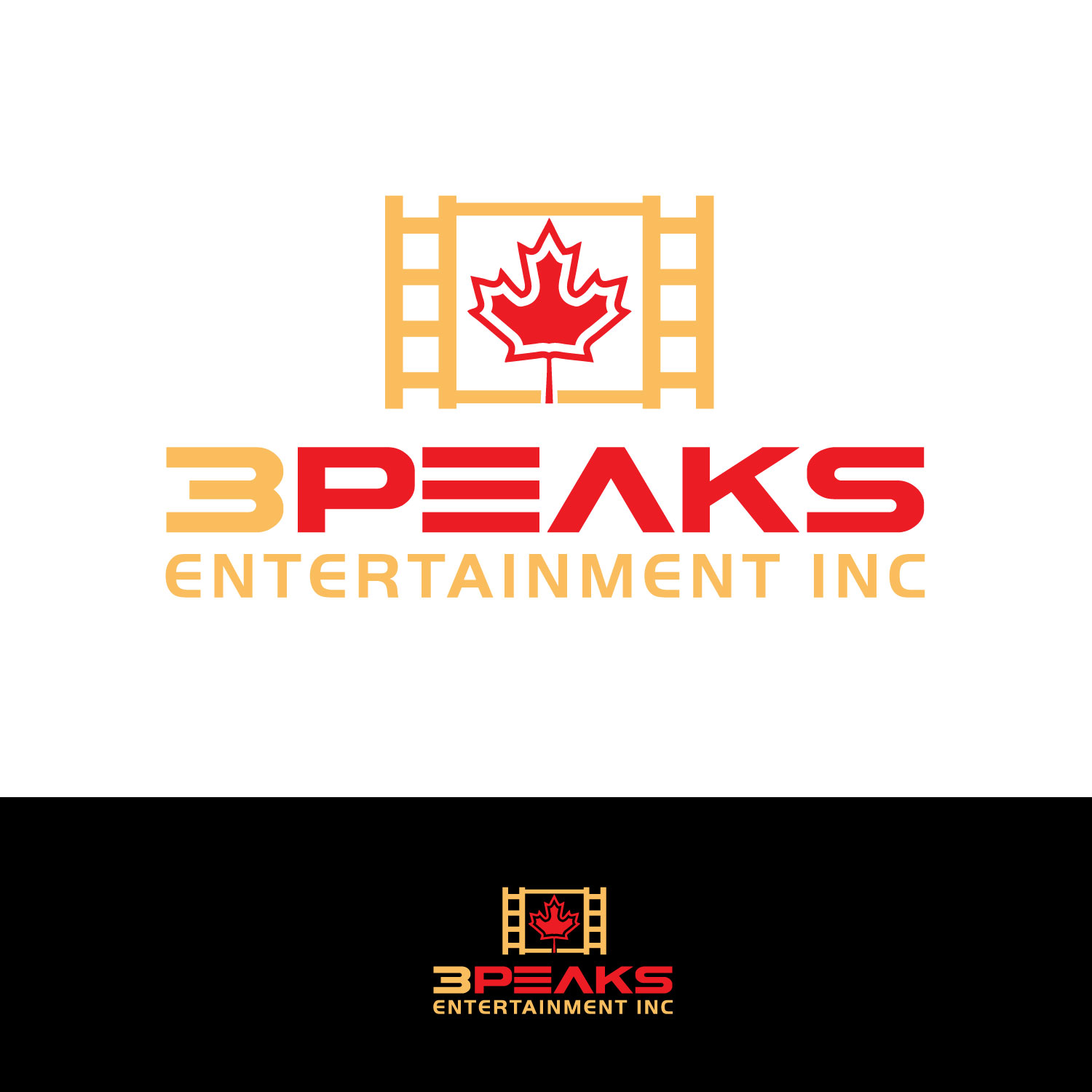 Logo-Design von e-graphics für 3 Peaks Entertainment Inc. | Design #19578245