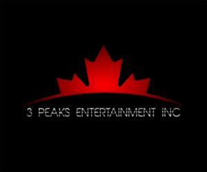 Diseño de Logo por Mclickster Designs para 3 Peaks Entertainment Inc. | Diseño: #19571682