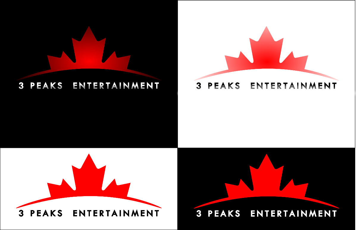 Diseño de Logo por Mclickster Designs para 3 Peaks Entertainment Inc. | Diseño #19599512