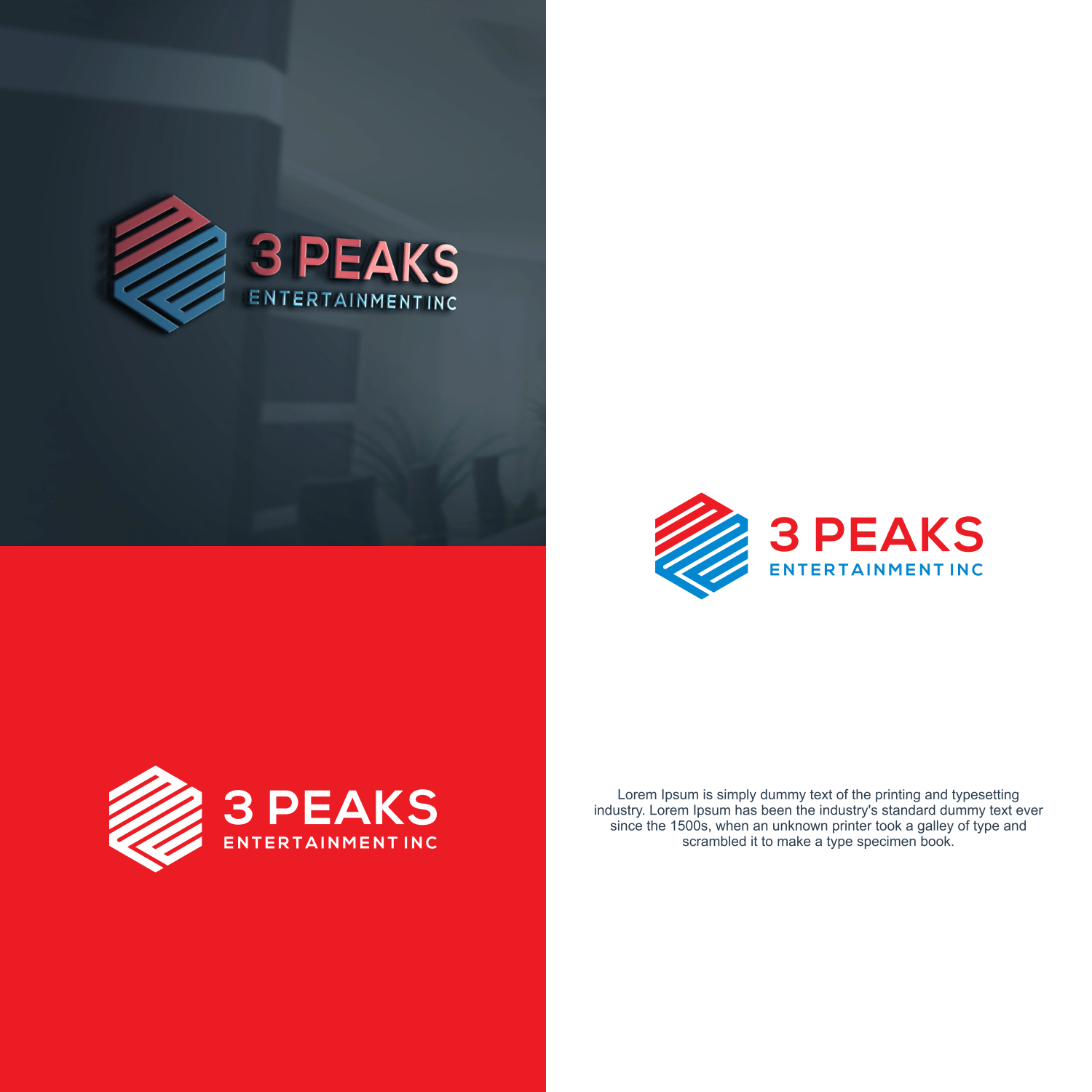 Design de Logo par untung bertubi-tubi pour 3 Peaks Entertainment Inc. | Design #19616246