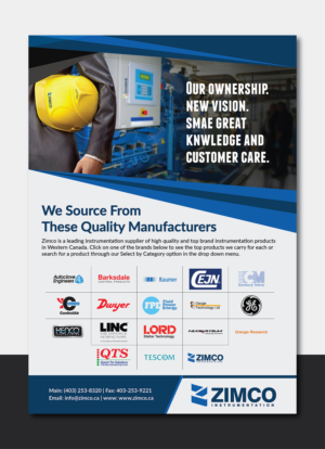 Flyer-Design von Deziners Zone für Zimco Instrumentation Inc. | Design: #19568013