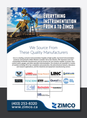 Flyer-Design von Deziners Zone für Zimco Instrumentation Inc. | Design: #19583584