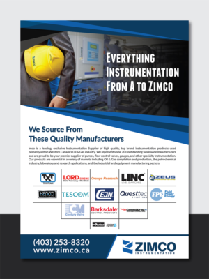Flyer-Design von Deziners Zone für Zimco Instrumentation Inc. | Design: #19593446