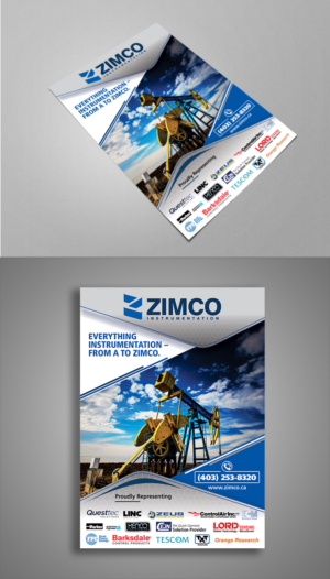 Flyer Design by ecorokerz for Zimco Instrumentation Inc. | Design #19581394