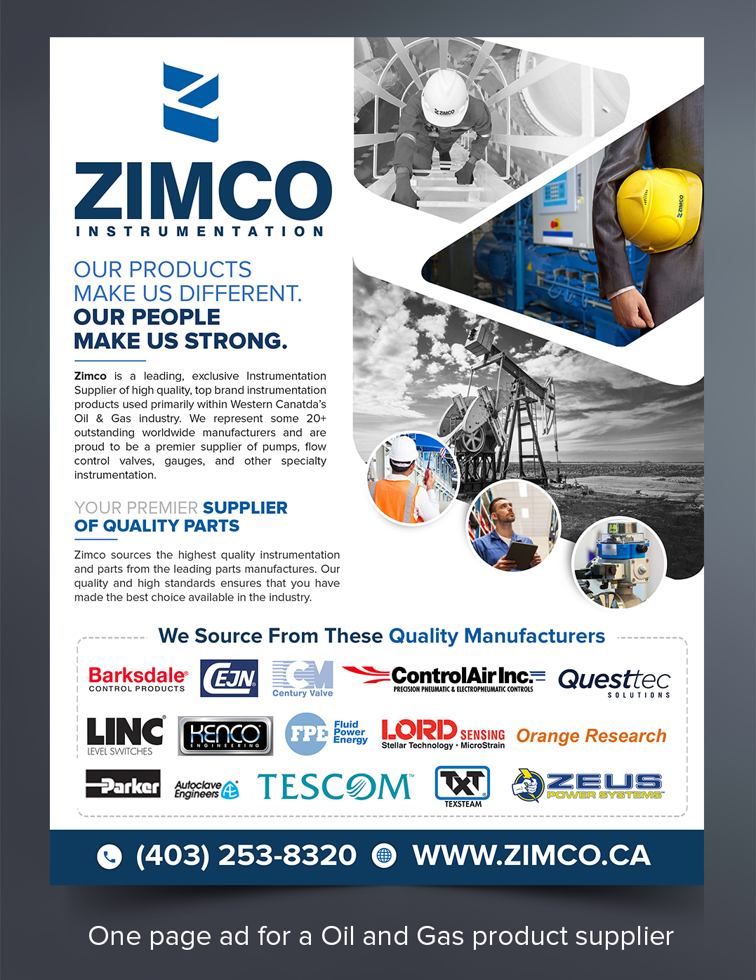 Flyer Design by SAI DESIGNS for Zimco Instrumentation Inc. | Design #19583071