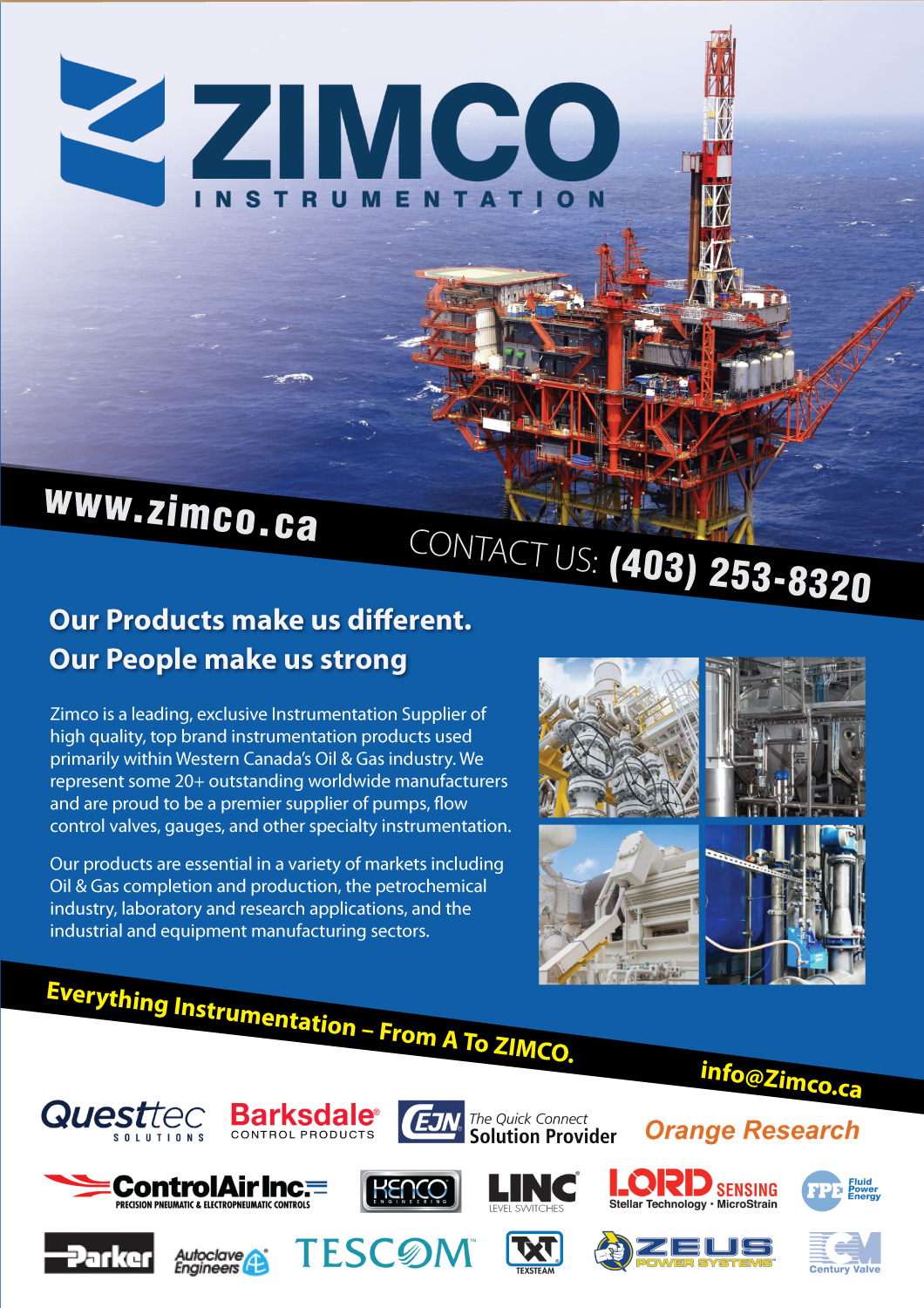 Flyer Design by meet007 for Zimco Instrumentation Inc. | Design #19583335