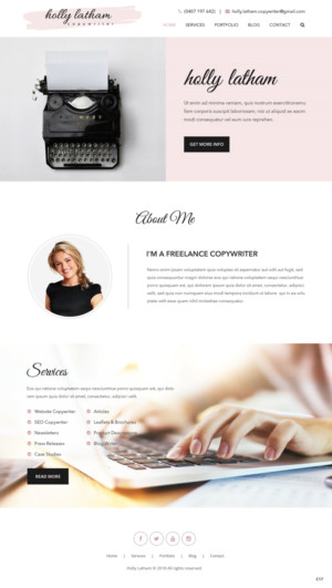 Web Design by pb for this project | Design: #19575193