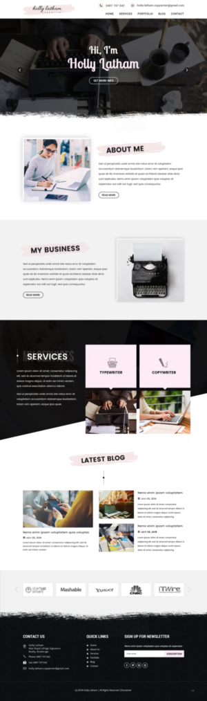 Web Design by pb for this project | Design: #19575194