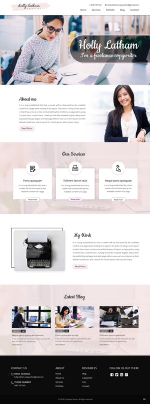 Web Design by pb for this project | Design: #19578906