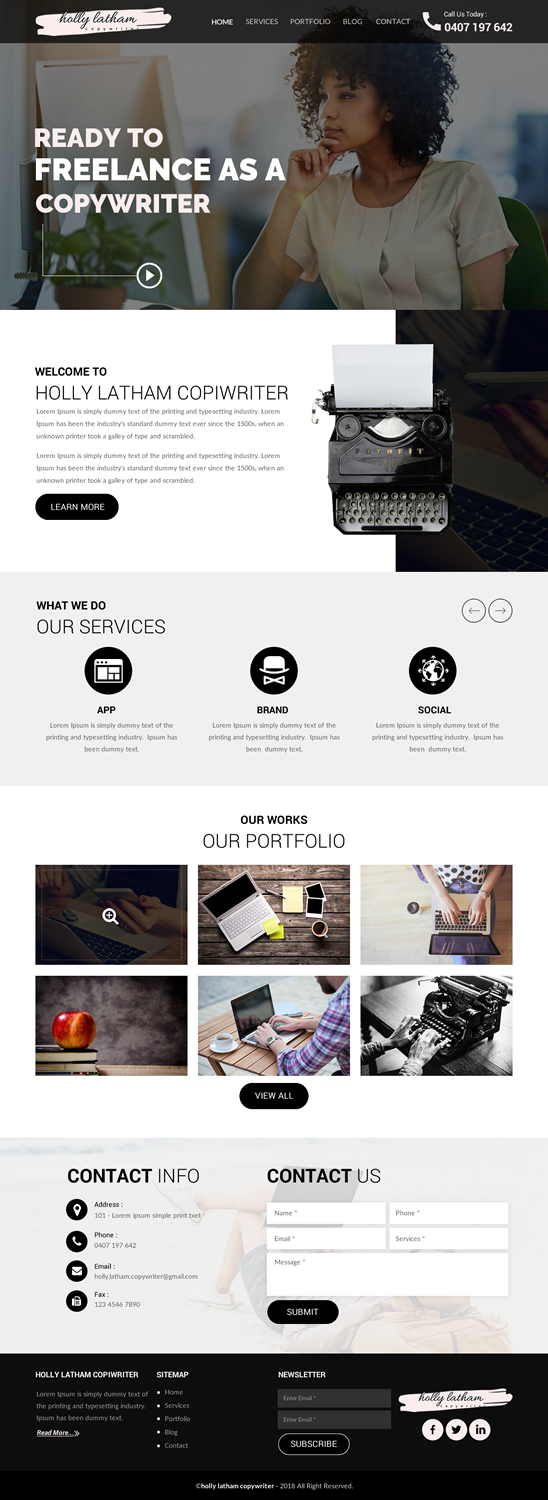 Web Design by rightway for this project | Design #19588941