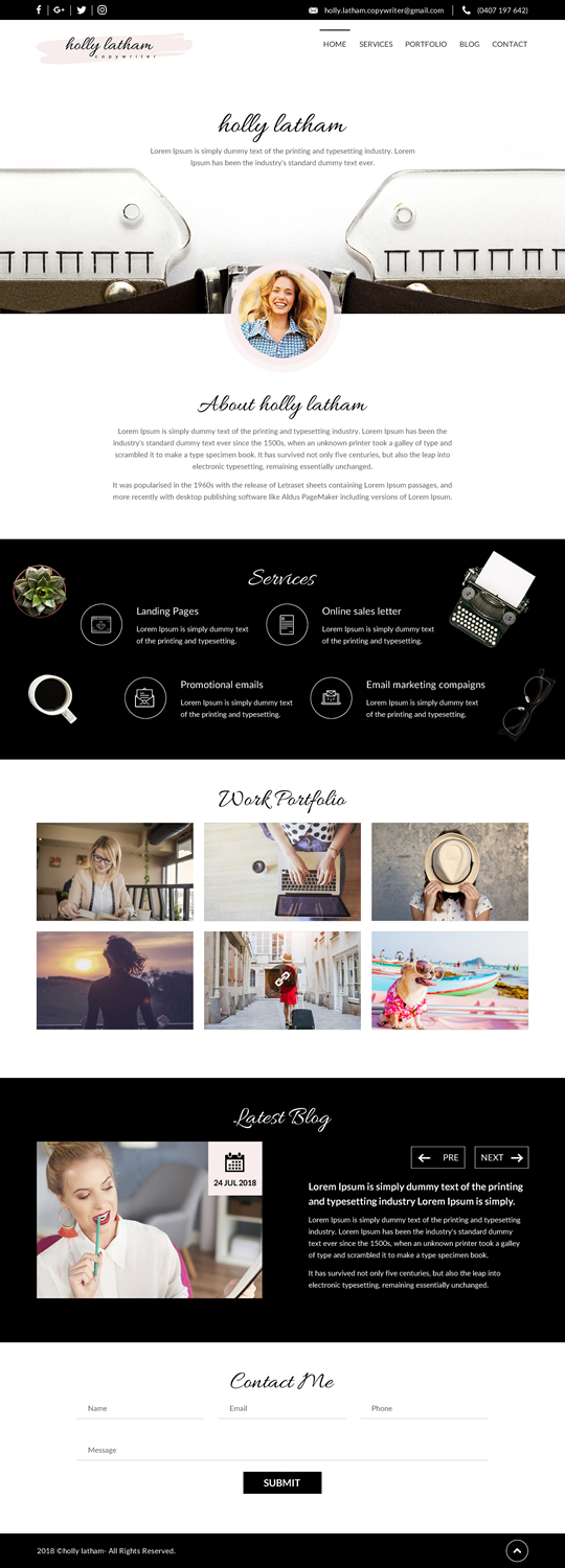 Web Design by rightway for this project | Design #19588948