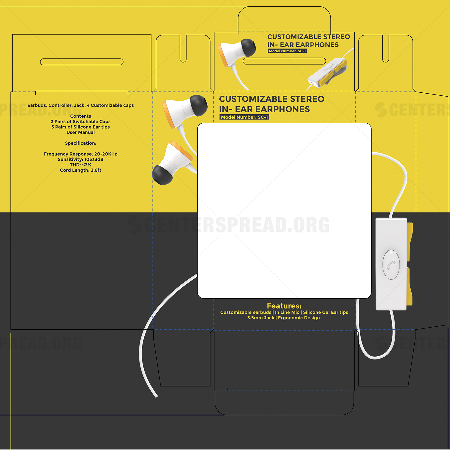 Diseño de Empaque por CENTERSPREAD para ETEC | Diseño #19648403