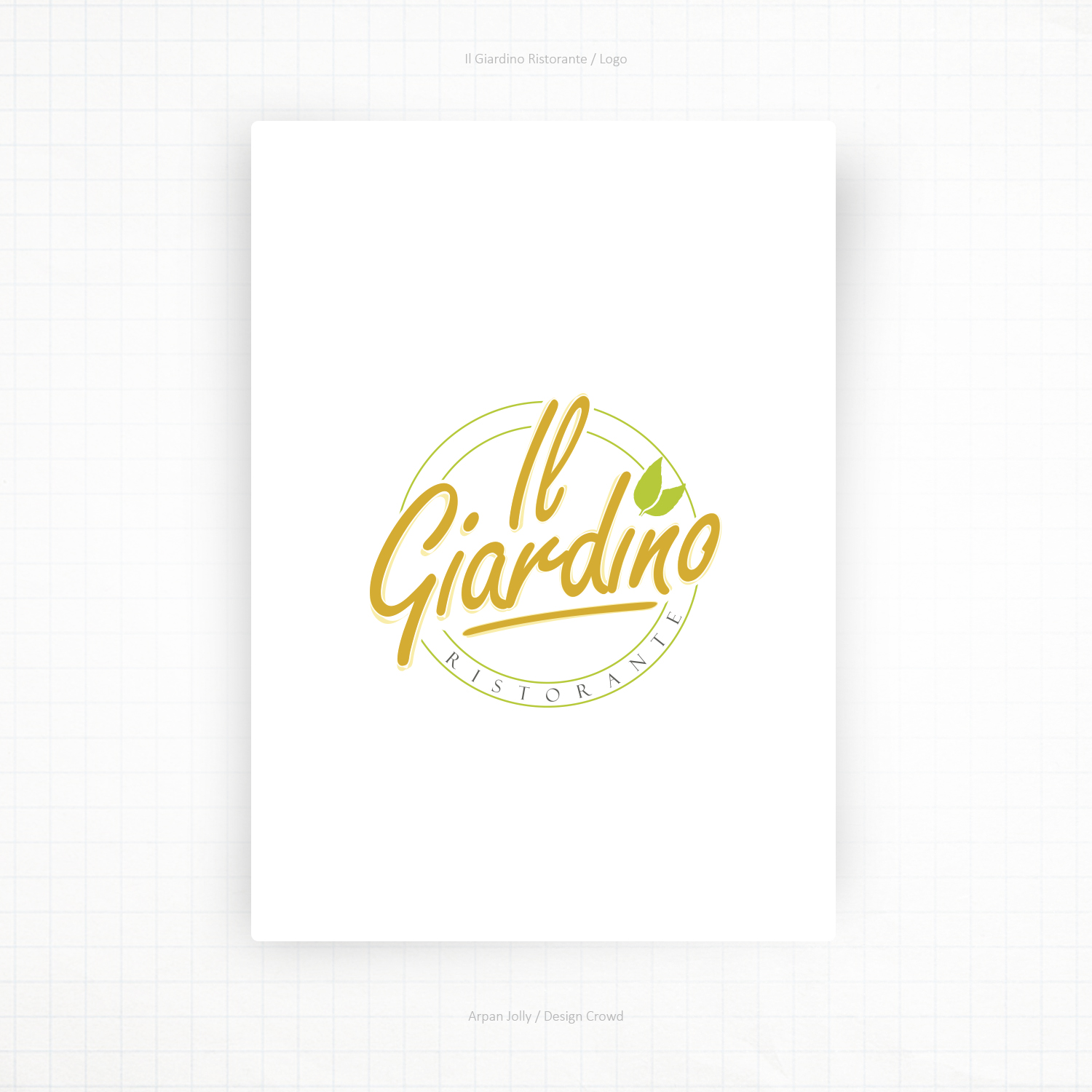 Logo Design by Arpan Jolly for il giardino | Design #19643685
