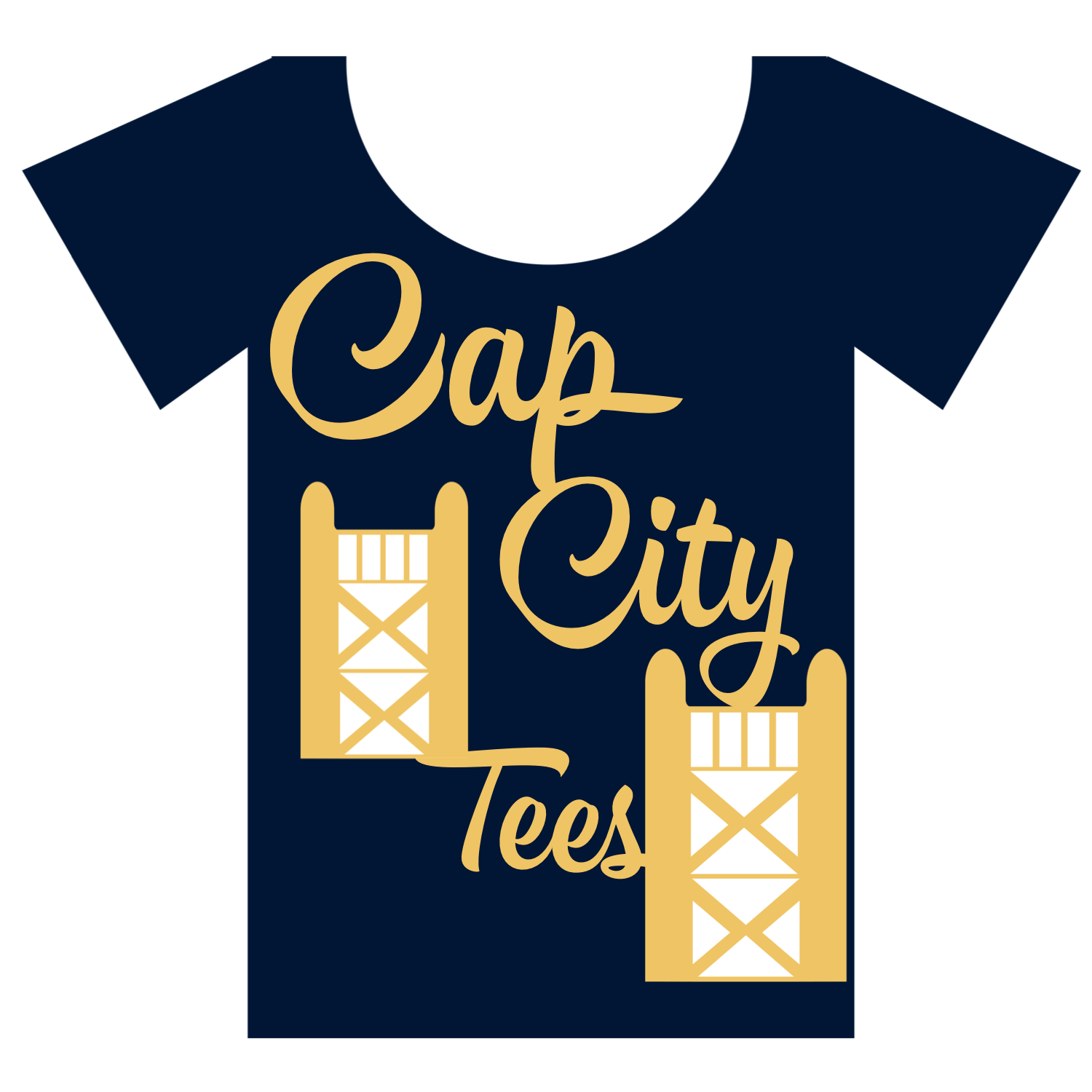 Logo Design by Natalie Martin for CAP CITY TEES AND EMBROIDERY LLC | Design #19624333
