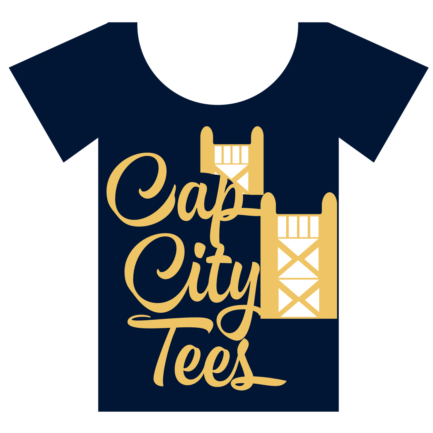 Logo Design by Natalie Martin for CAP CITY TEES AND EMBROIDERY LLC | Design #19624336