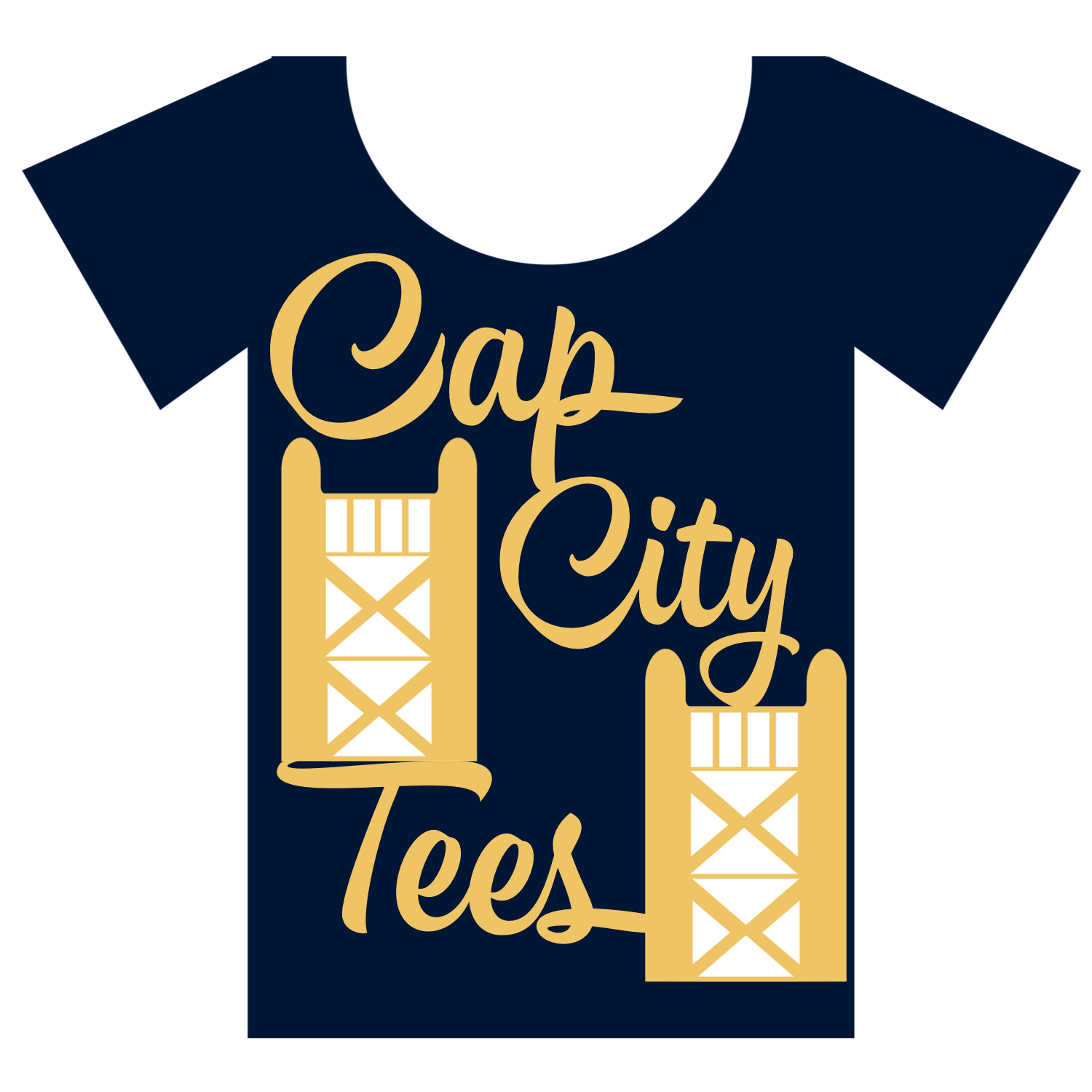 Logo Design by Natalie Martin for CAP CITY TEES AND EMBROIDERY LLC | Design #19624338