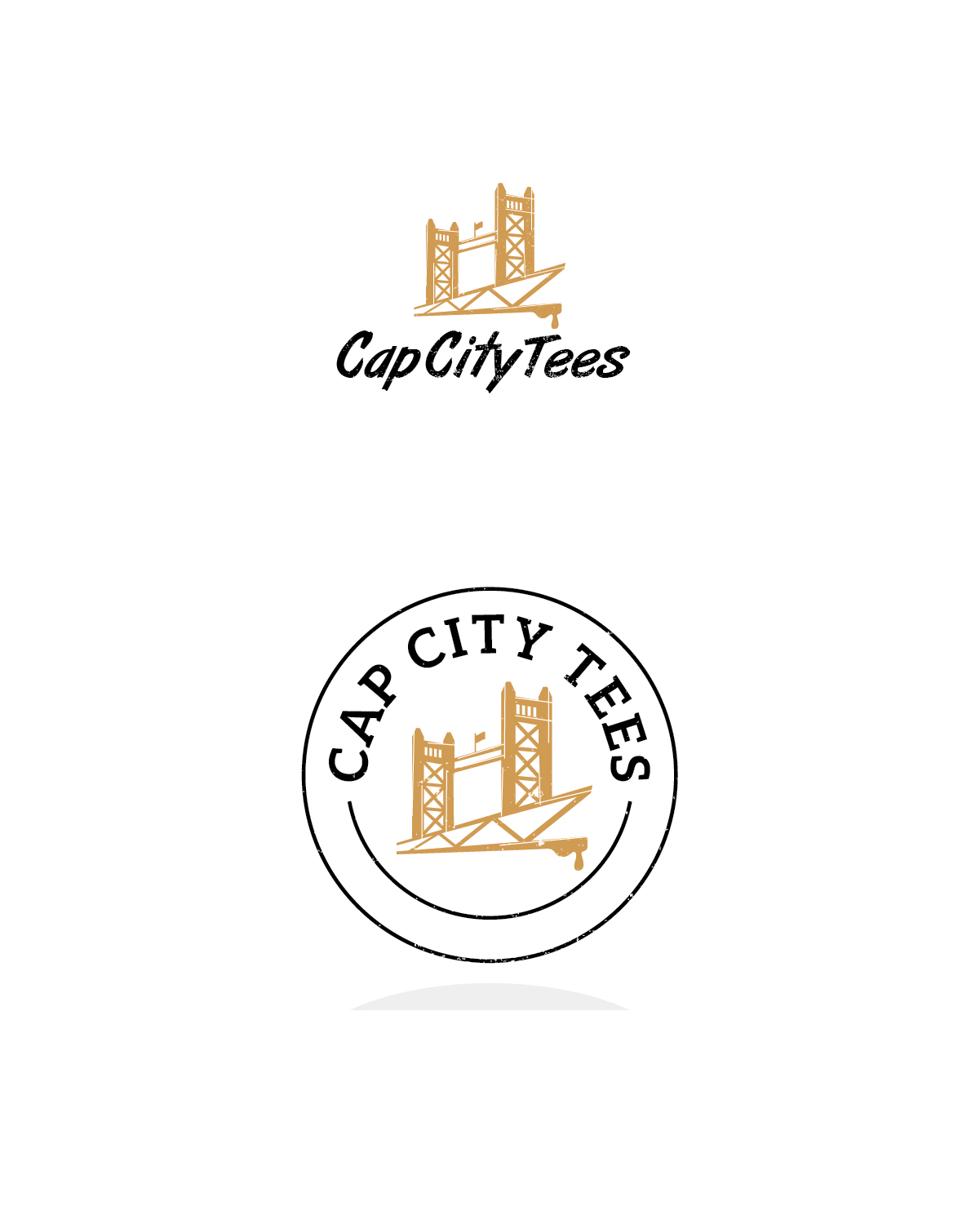 Logo Design by Muhammad Imran 3 for CAP CITY TEES AND EMBROIDERY LLC | Design #19626785