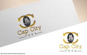 Logo Design by Rubia@ for CAP CITY TEES AND EMBROIDERY LLC | Design: #19615333