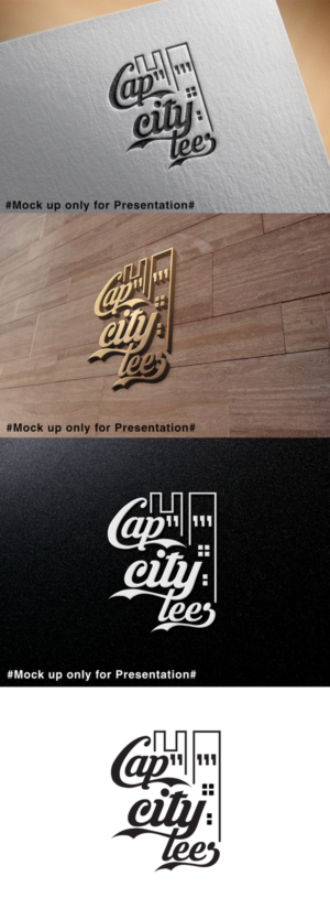 Logo Design by designmind78 for CAP CITY TEES AND EMBROIDERY LLC | Design: #19585109