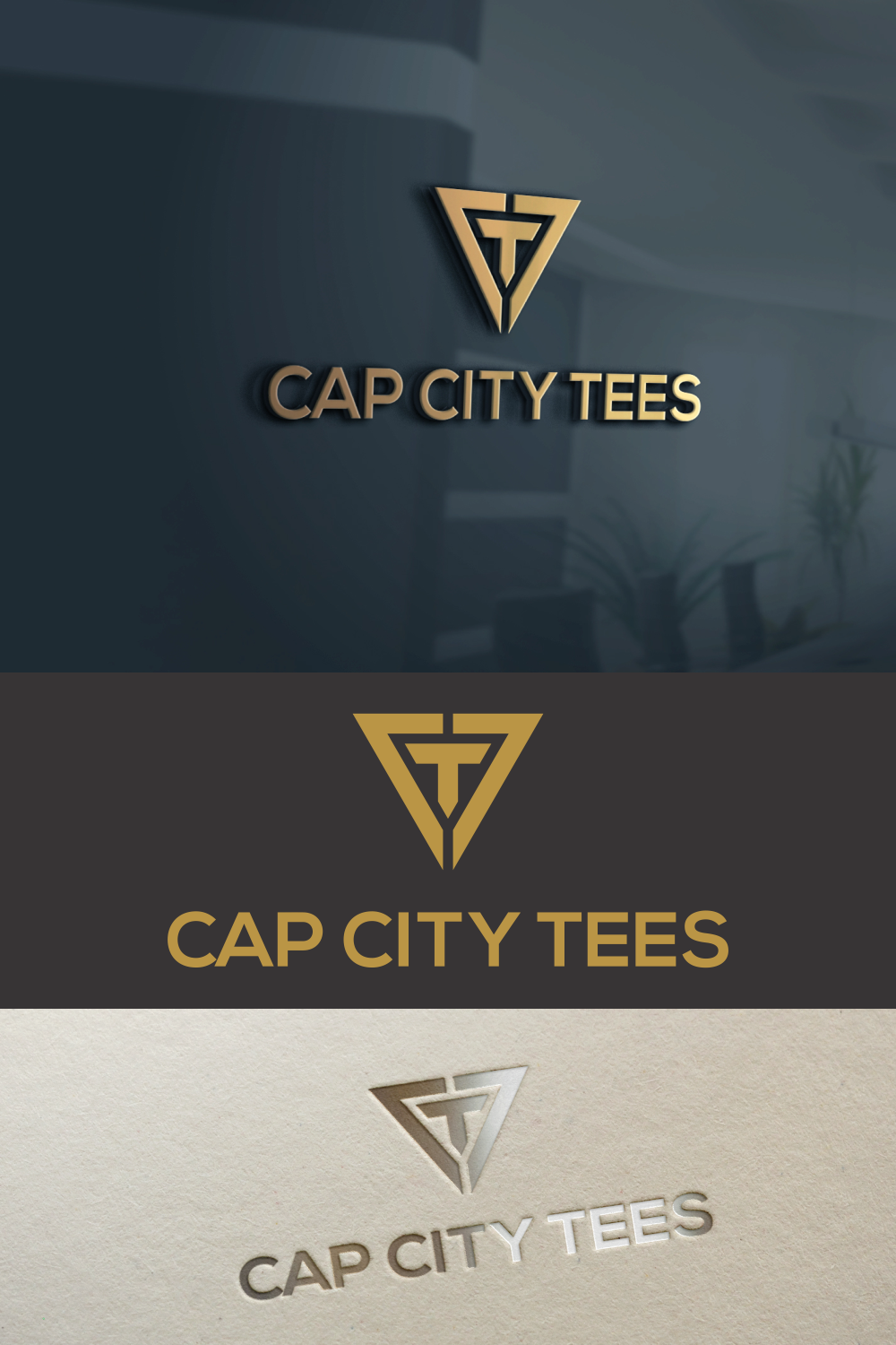 Logo Design by semogaawet 2 for CAP CITY TEES AND EMBROIDERY LLC | Design #19608311